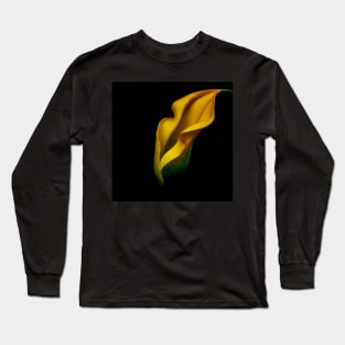 Yellow Lily Flower Long Sleeve T-Shirt